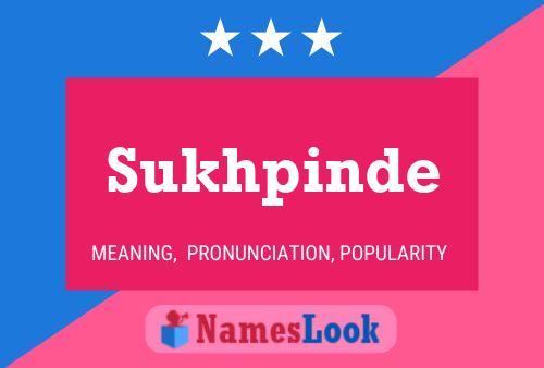 Sukhpinde Name Poster