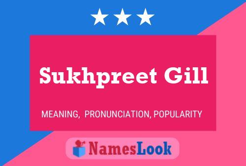 Sukhpreet Gill Name Poster