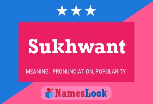 Sukhwant Name Poster