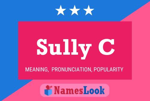 Sully C Name Poster