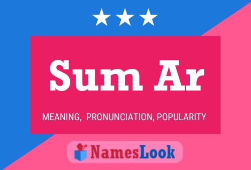 Sum Ar Name Poster