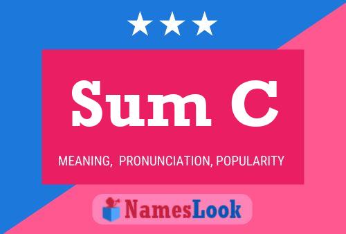 Sum C Name Poster