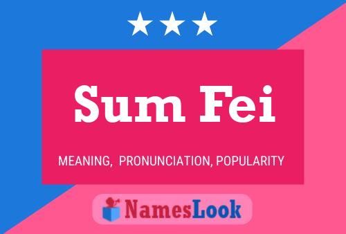 Sum Fei Name Poster