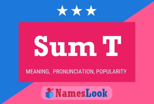 Sum T Name Poster