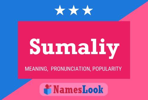 Sumaliy Name Poster