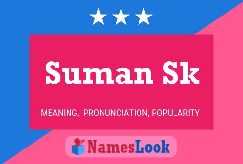 Suman Sk Name Poster