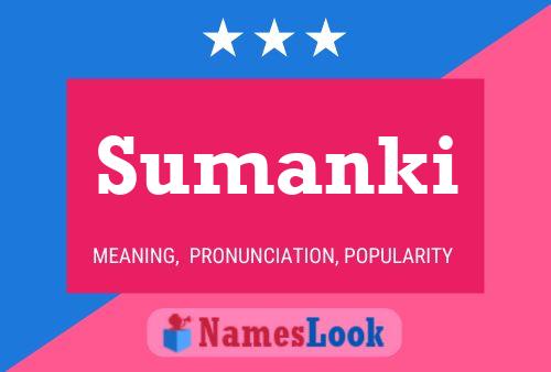 Sumanki Name Poster