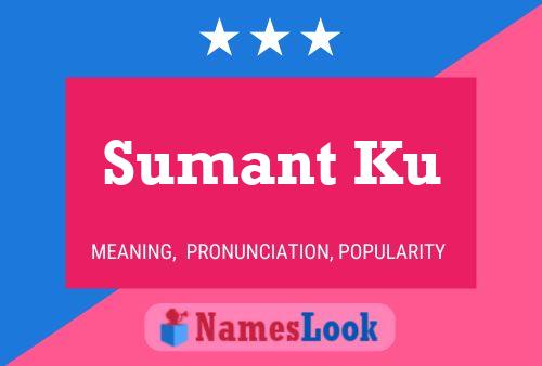 Sumant Ku Name Poster