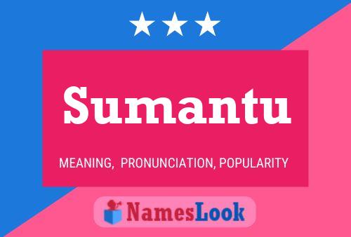 Sumantu Name Poster