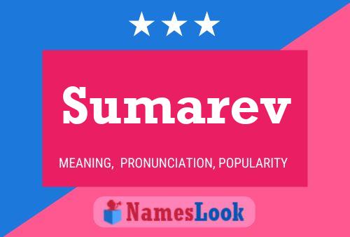 Sumarev Name Poster