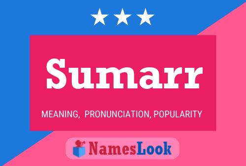 Sumarr Name Poster