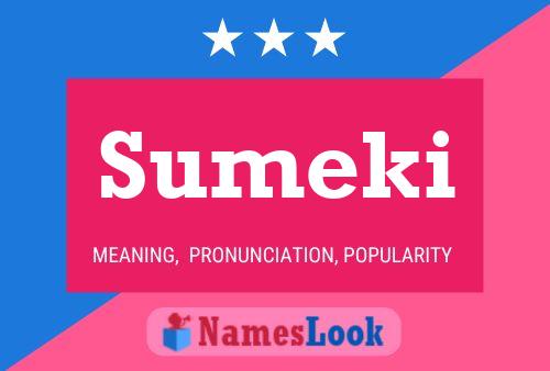 Sumeki Name Poster