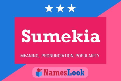 Sumekia Name Poster