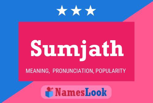 Sumjath Name Poster