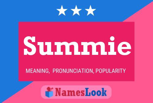 Summie Name Poster