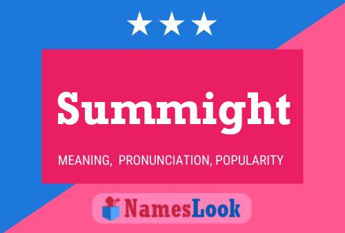 Summight Name Poster