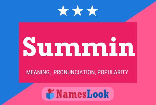 Summin Name Poster