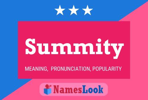 Summity Name Poster