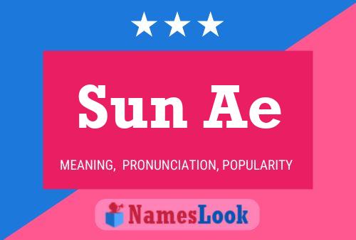 Sun Ae Name Poster