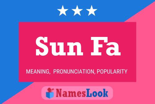 Sun Fa Name Poster