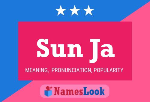 Sun Ja Name Poster