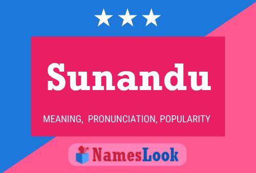 Sunandu Name Poster