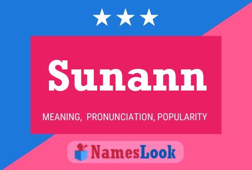 Sunann Name Poster