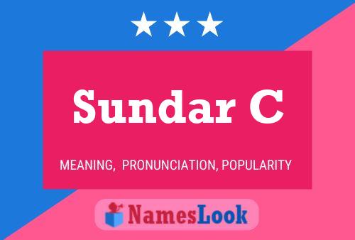 Sundar C Name Poster