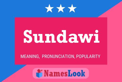 Sundawi Name Poster