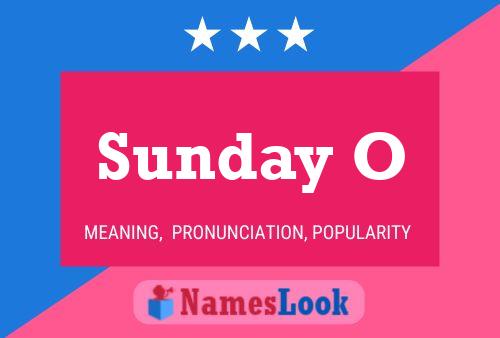 Sunday O Name Poster