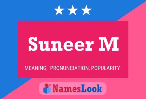 Suneer M Name Poster