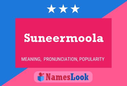 Suneermoola Name Poster