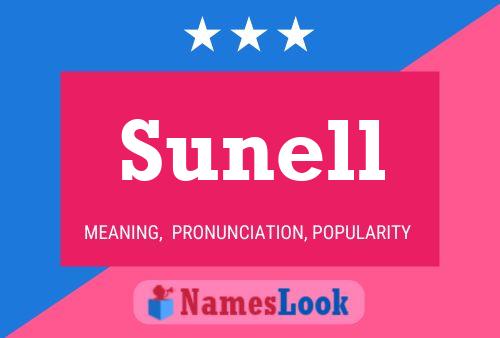 Sunell Name Poster