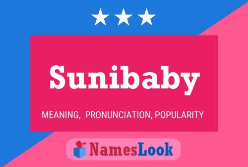 Sunibaby Name Poster