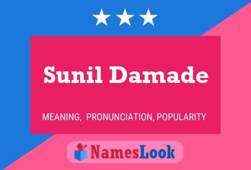 Sunil Damade Name Poster