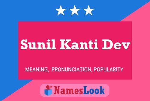 Sunil Kanti Dev Name Poster