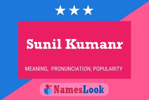 Sunil Kumanr Name Poster