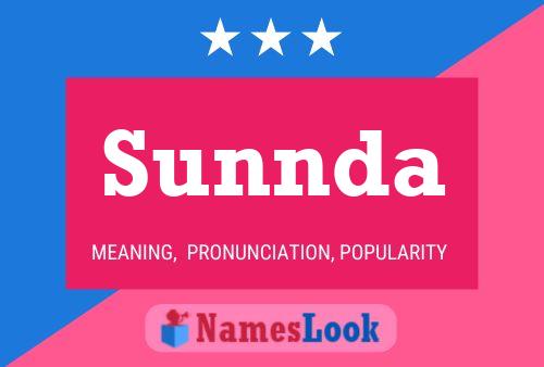 Sunnda Name Poster