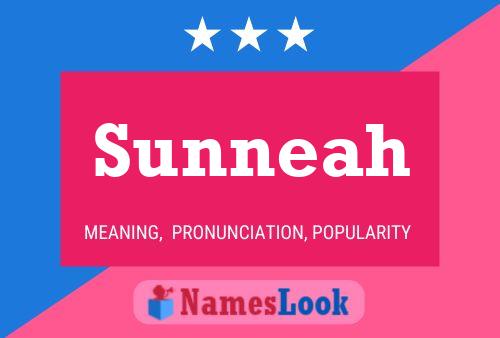 Sunneah Name Poster