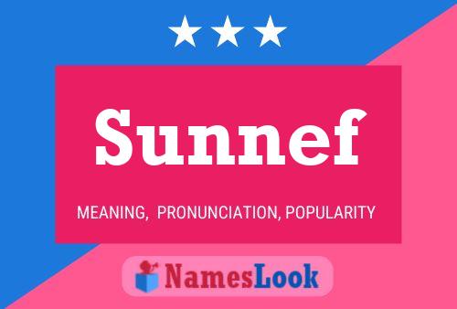 Sunnef Name Poster