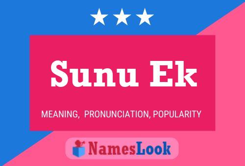 Sunu Ek Name Poster