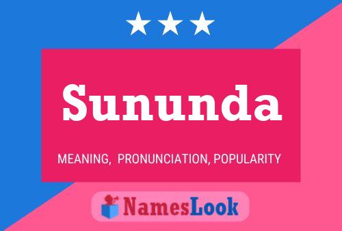 Sununda Name Poster