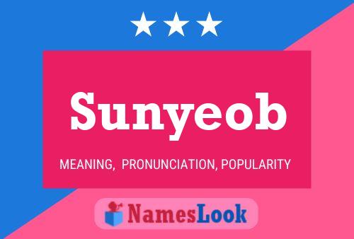 Sunyeob Name Poster