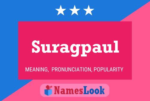 Suragpaul Name Poster