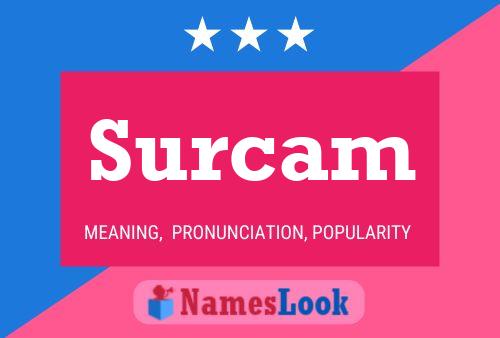 Surcam Name Poster