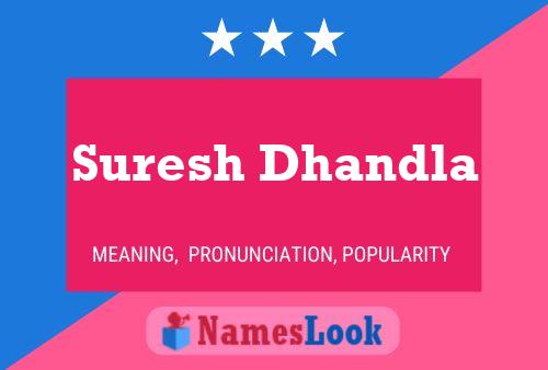 Suresh Dhandla Name Poster