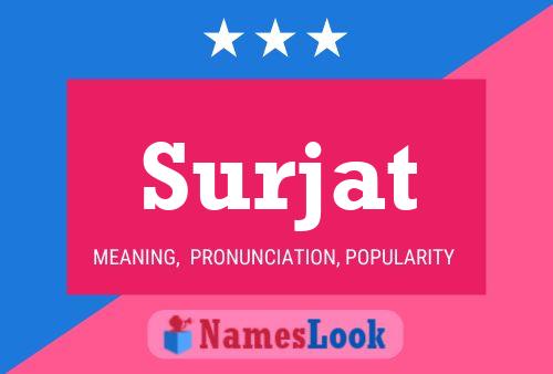 Surjat Name Poster