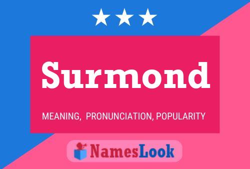 Surmond Name Poster