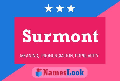 Surmont Name Poster