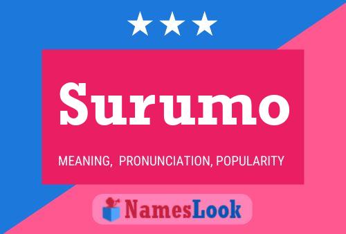 Surumo Name Poster